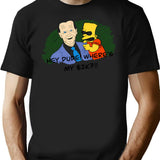 Wheres My Stimulus Bootleg Graphic T-Shirt - Black