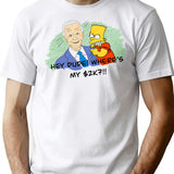 Wheres My Stimulus Bootleg Graphic T-Shirt - White