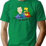 Wheres My Stimulus Bootleg Graphic T-Shirt - Green