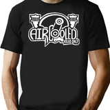 White Aircooled Vdub Veedub Classic Car T-Shirt - Black