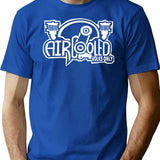White Aircooled Vdub Veedub Classic Car T-Shirt - Blue