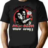 Who Is Da Mastaaa Bootleg Graphic T-Shirt - Black
