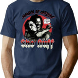 Who Is Da Mastaaa Bootleg Graphic T-Shirt - Navy