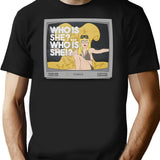 Who Is She - Nikki Grahame T-Shirt - Black