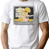 Who Is She - Nikki Grahame T-Shirt - White