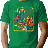 Who's Possessed Johnny T-Shirt - Retro Graphic Tee for Men & Women - Green
