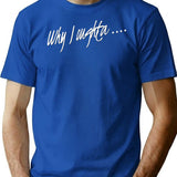 Why I Oughta... T-Shirt - Retro Graphic Tee for Men & Women - Blue