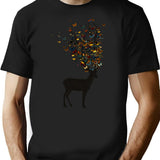 Wild Nature - Yellow T-Shirt - Retro Graphic Tee for Men & Women - Black
