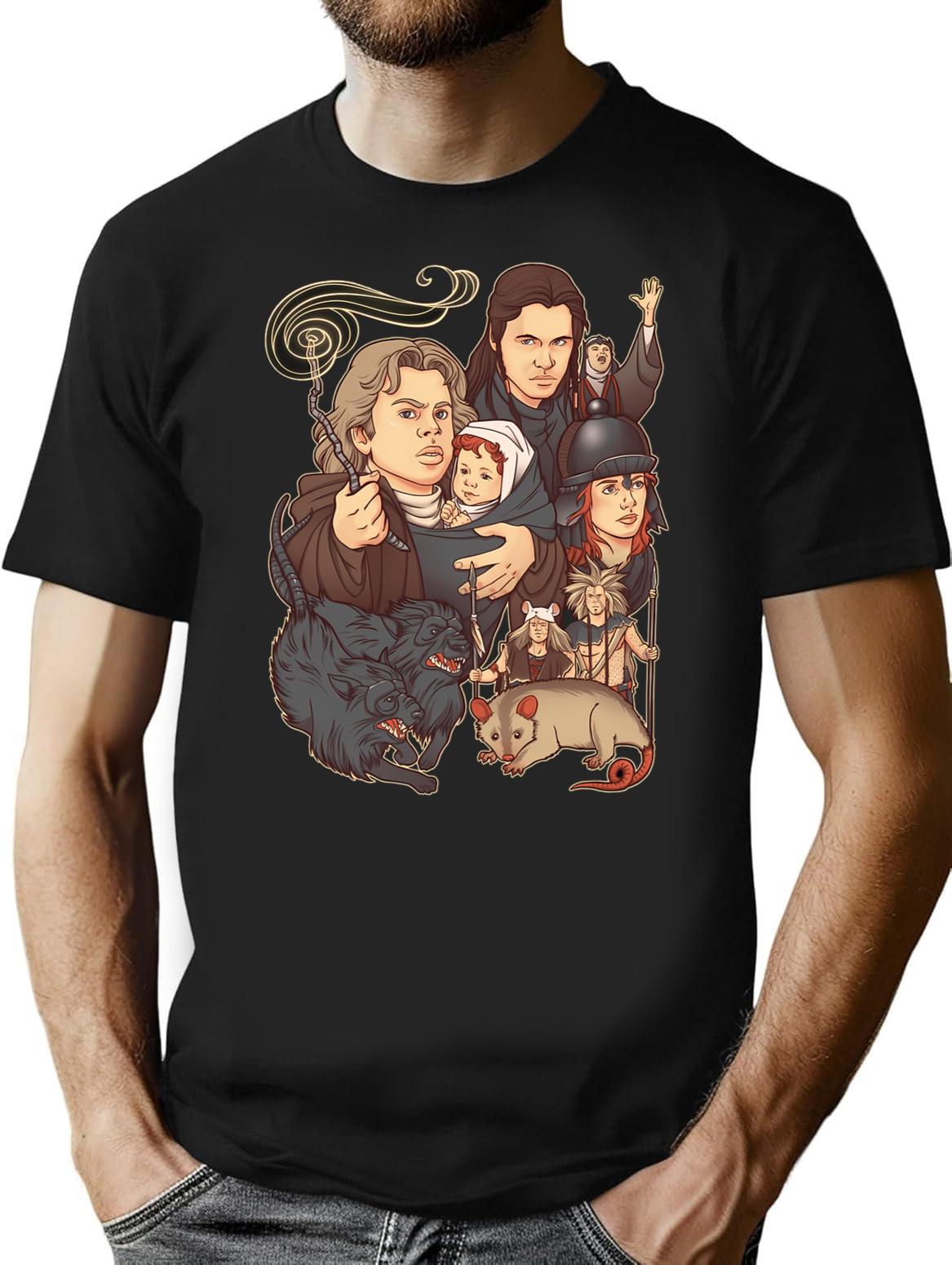 Willow Movie T-Shirt - Retro Graphic Tee for Men & Women - Black