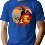 Willow Vintage Movie T-Shirt - Retro Graphic Casual Tee - Blue