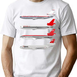 Wings In Uniform - Dc-10 - Northwest Airlines - Through The Ages Classic T-shirt.png - White