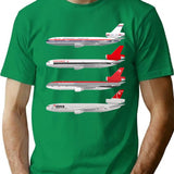 Wings In Uniform - Dc-10 - Northwest Airlines - Through The Ages Classic T-shirt.png - Green