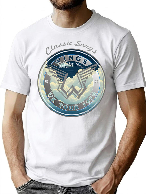 Wings Uk Tour 1979 Classic Songs T-Shirt - White