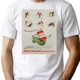 Winston Tastes Good - Skiing Cigarette T-Shirt - White