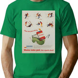 Winston Tastes Good - Skiing Cigarette T-Shirt - Green