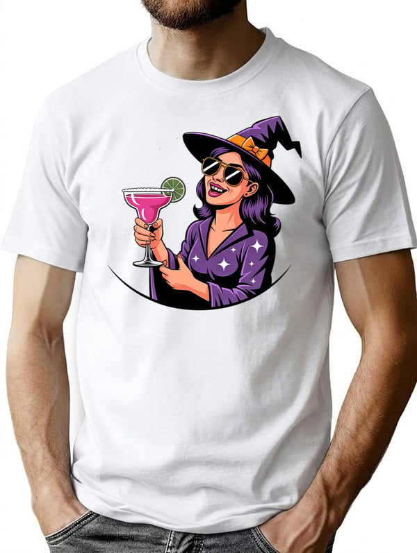 Witch Happy Hour - Spooky Cocktails T-Shirt - White