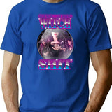 Witch Stuff Bootleg Graphic T-Shirt - Blue