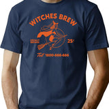 Witches Brew T-Shirt - Retro Graphic Tee for Men & Women - Navy
