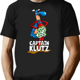 With Great Power Comes A Great Klutz T-Shirt - Black