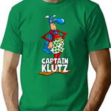 With Great Power Comes A Great Klutz T-Shirt - Green