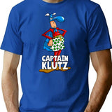 With Great Power Comes A Great Klutz T-Shirt - Blue
