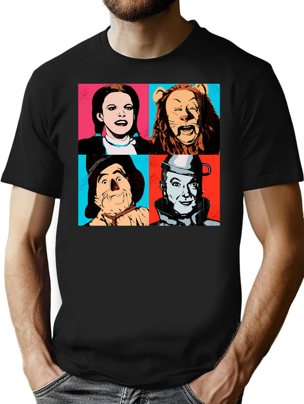 Wizard Of Warhol T-Shirt - Retro Graphic Tee for Men & Women - Black