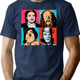 Wizard Of Warhol T-Shirt - Retro Graphic Tee for Men & Women - Navy