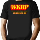 Wkrp Logo Classic T Shirt - Retro Graphic Tee for Men & Women - Black