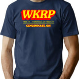 Wkrp Logo Classic T Shirt - Retro Graphic Tee for Men & Women - Navy