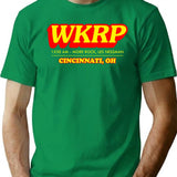 Wkrp Logo Classic T Shirt - Retro Graphic Tee for Men & Women - Green