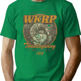 Wkrp Turkey Drop 1978 T-Shirt - Retro Graphic Tee for Men & Women - Green