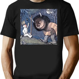 Wolf Trainer T-Shirt - Retro Graphic Tee for Men & Women - Black