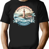 Wollongong T-Shirt - Retro Graphic Tee for Men & Women - Black