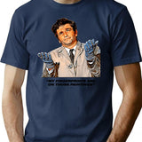 Women Men Columbo Suitable For Framing Retro Vintage T-Shirt - Navy