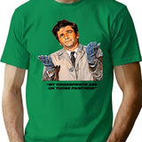 Women Men Columbo Suitable For Framing Retro Vintage T-Shirt - Green