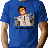 Women Men Columbo Suitable For Framing Retro Vintage T-Shirt - Blue