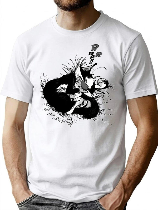 Women Men Spirou Marsu More Then Awesome T-Shirt - White