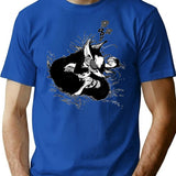 Women Men Spirou Marsu More Then Awesome T-Shirt - Blue