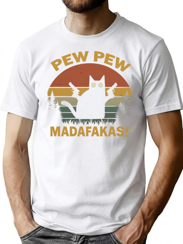 Women's T-shirt - Retro Graphic Tee for Men & Women - White