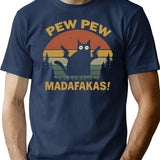 Women's T-shirt - Retro Graphic Tee for Men & Women - Navy