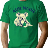 Womens Funny Australia Day Koala Tee Vintage Aussie Graphic Gift For Her Aur Naur Australia - Green