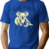 Womens Funny Australia Day Koala Tee Vintage Aussie Graphic Gift For Her Aur Naur Australia - Blue