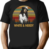 Wonderful Memory Rock Al White And Nerdy Vintage Cute Gift T-Shirt - Black