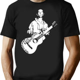 Woody Guthrie This Machine Kills Fascists T-Shirt - Black
