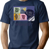 Wooff Bootleg Graphic T-Shirt - Navy