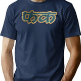 Word Fuck In Nepali Letter T-Shirt - Retro Graphic Tee for Men & Women - Navy