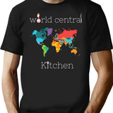 World Central Kitchen Active T-Shirt - Retro Graphic Tee for Men & Women - Black