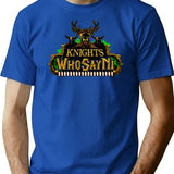 World Of Ni-craft T-Shirt - Retro Graphic Tee for Men & Women - Blue