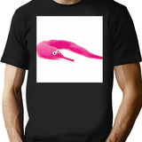 Worm On A String T-Shirt - Retro Graphic Tee for Men & Women - Black