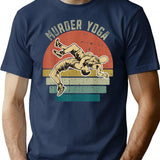 Wrestling Wrestler Wrestler Ring T-Shirt - Retro Graphic Tee for Men & Women - Navy